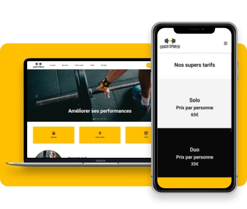 Créer application Coach Sportif