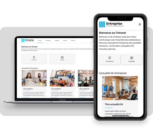 Créer application Intranet entreprise