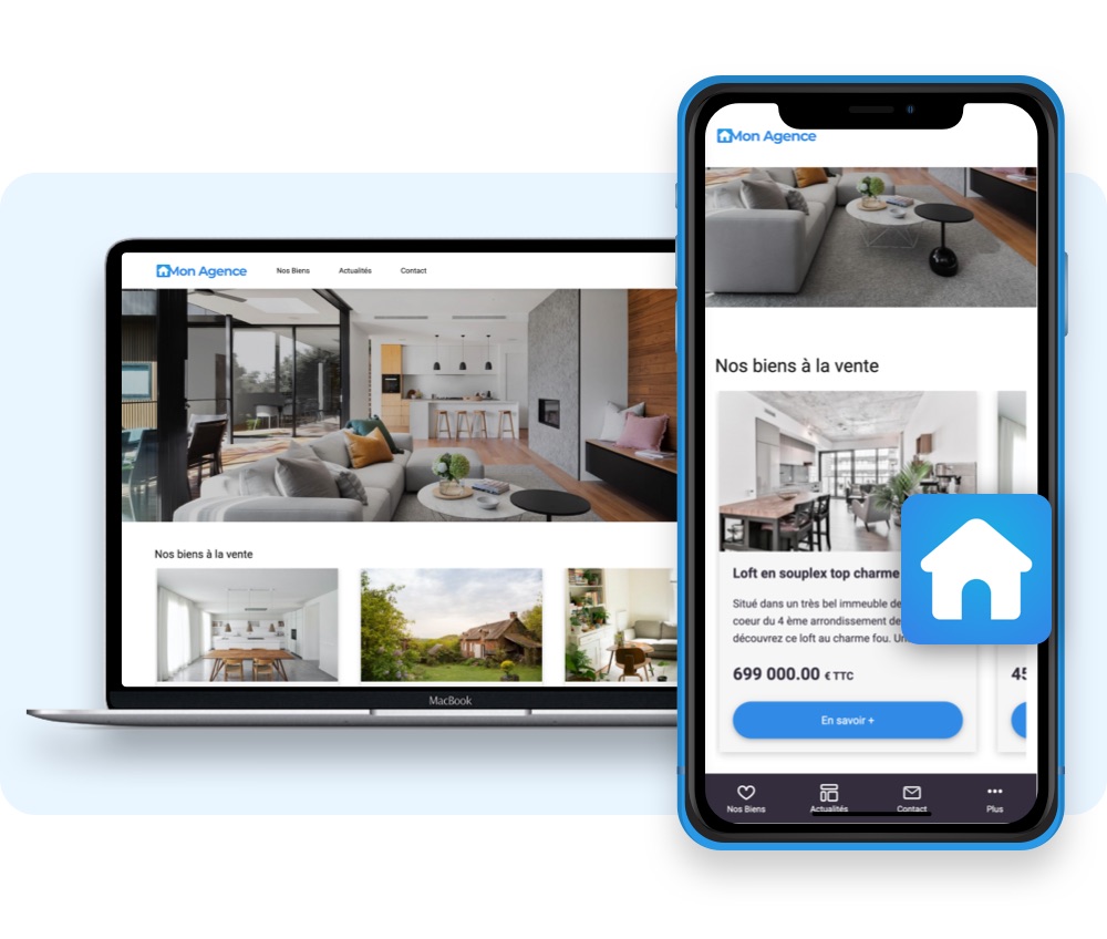Créer application Agence immobilière