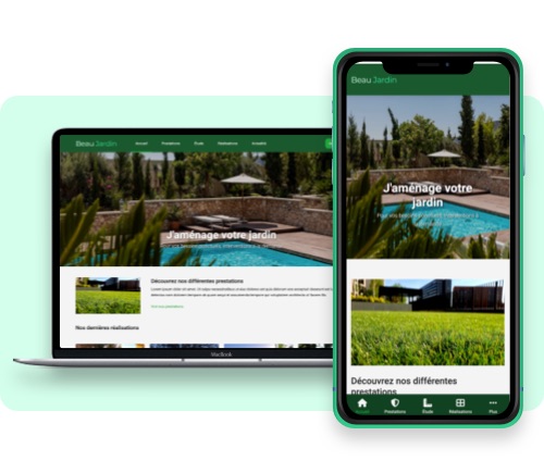 Créer application Jardinier paysagiste