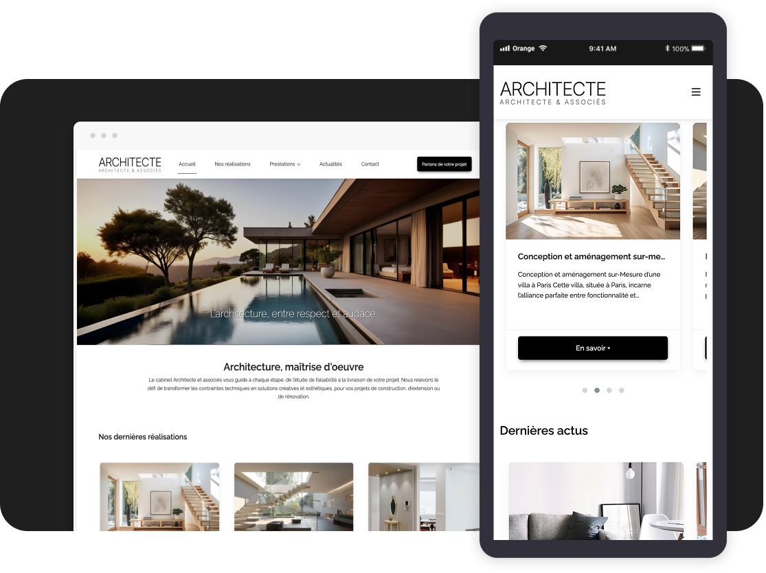 Créer application Architecte