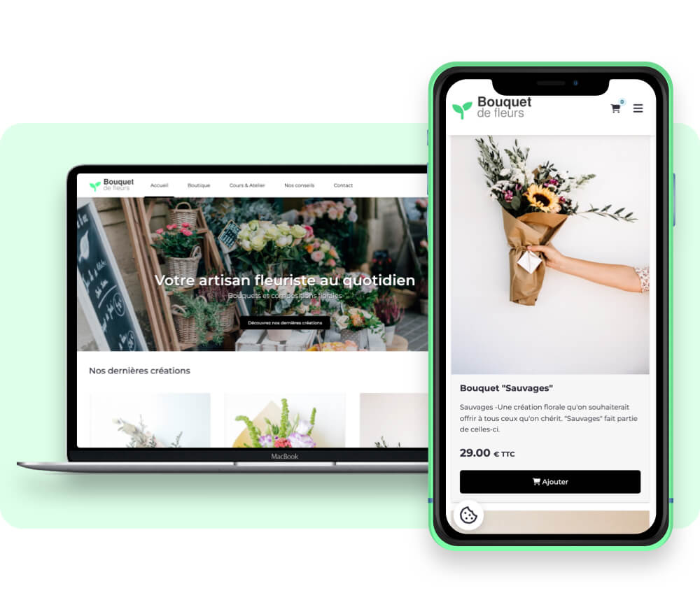 Créer application Fleuriste