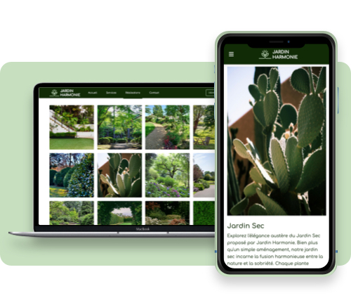Créer application Espace vert