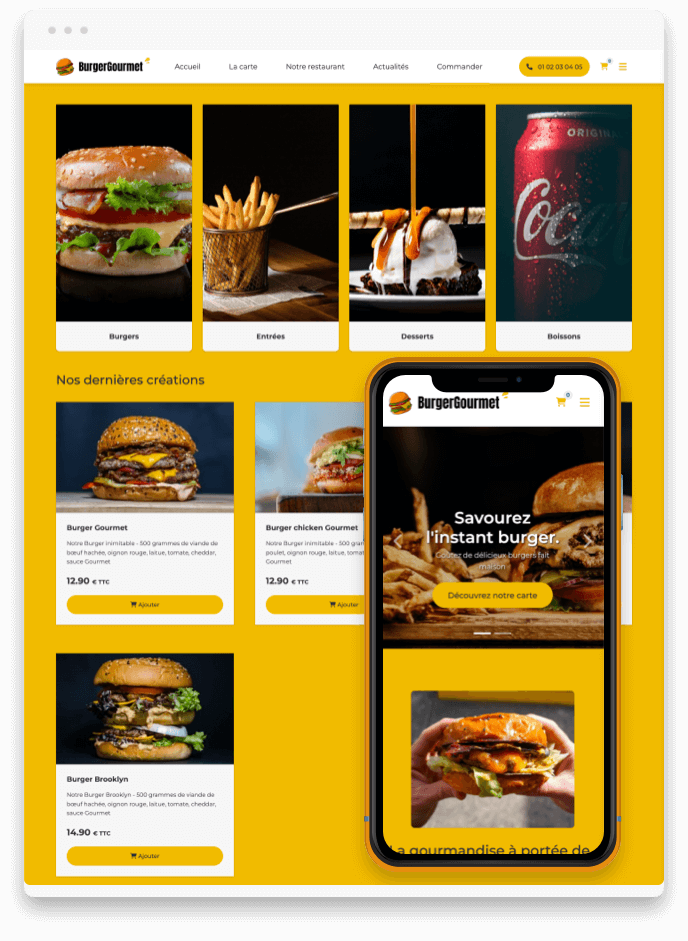 Créer application Burger