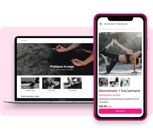 Créer application Cours de Yoga