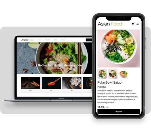 Créer application Restaurant Sushi