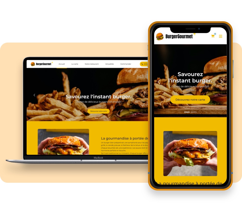 Créer application Burger Créer application Burger